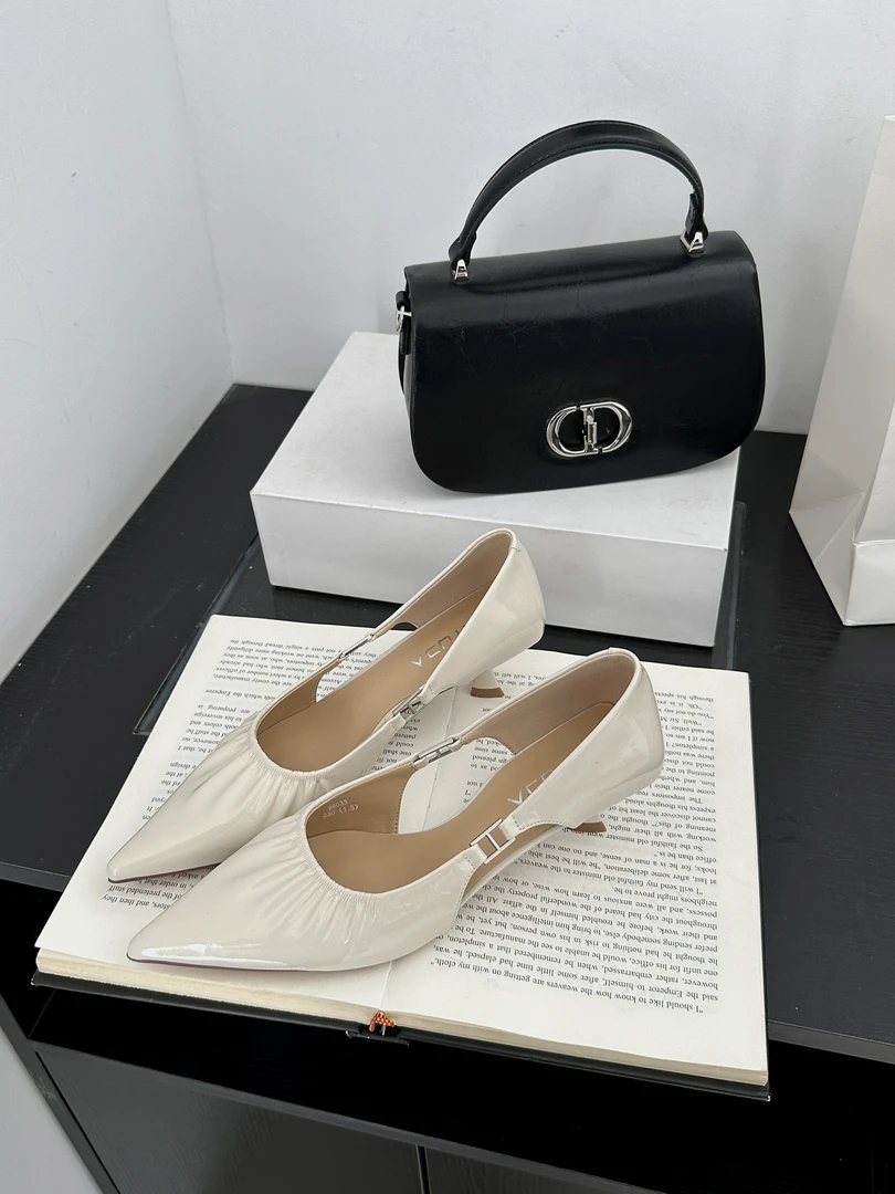 BOLIKA/柏丽卡轻职风夏秋季高跟纯色细跟尖头浅口单鞋K5619-305