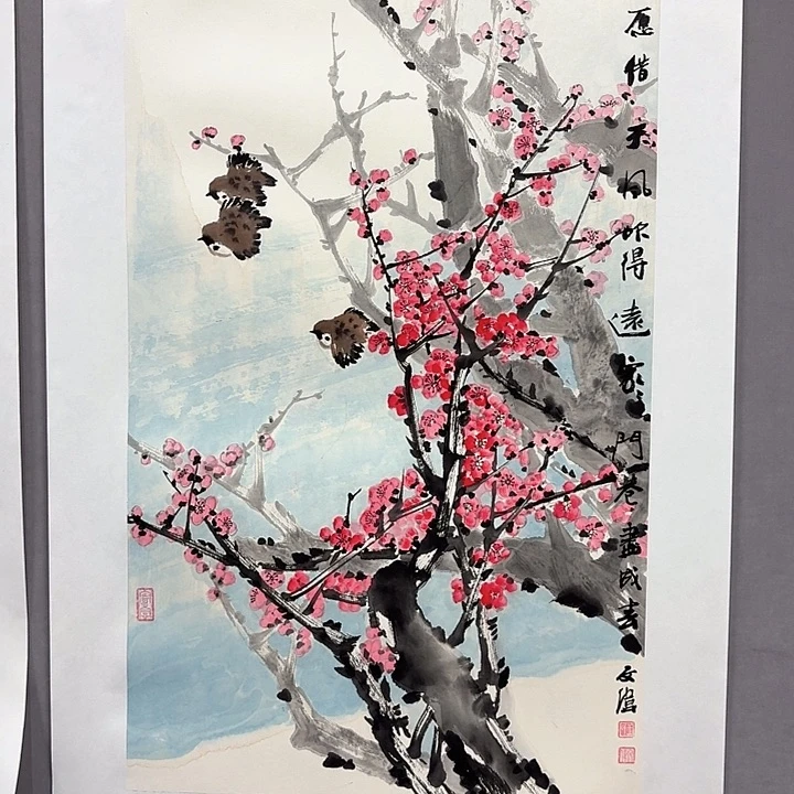 国画亲笔手绘放心去藏