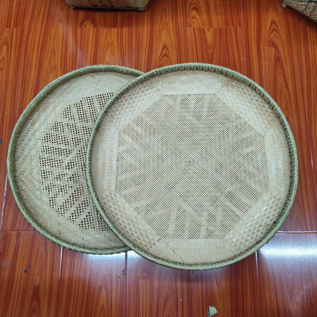 非遗纯手工竹筛(粗′细)一套家庭实用晾晒工具福利款