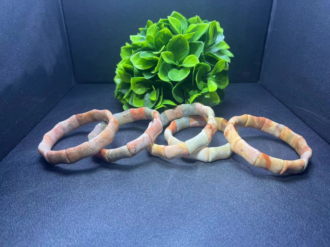 C3579【盛年珠宝】精品硅化玉手排-送礼佳品-多样性发货只发一件