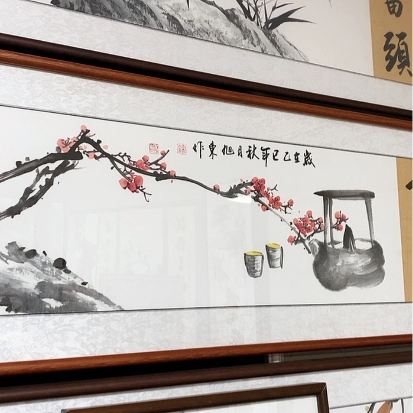 【闪购商品】国画手绘国画带框不退