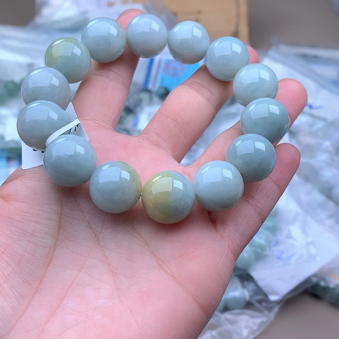 未镶嵌手串定制翡翠