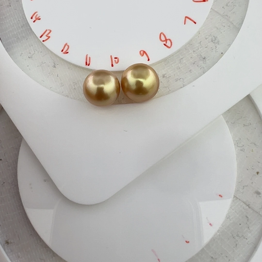 风***李海水珍珠裸珠南洋金珠