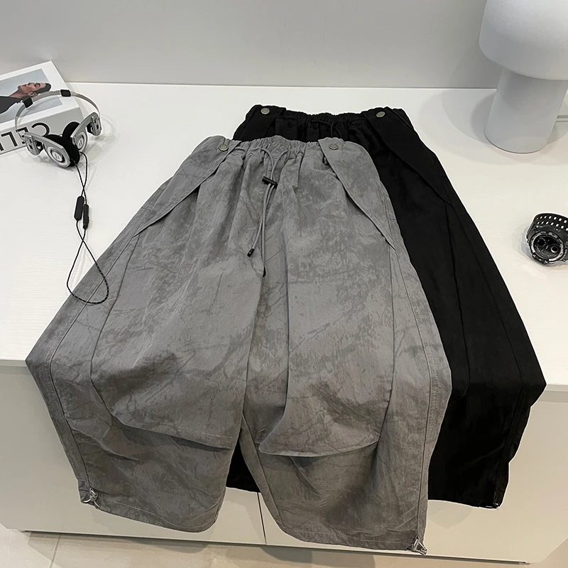 男童2025年夏季休闲裤宽松潮酷百搭裤子中大童童帅气长裤韩版潮酷