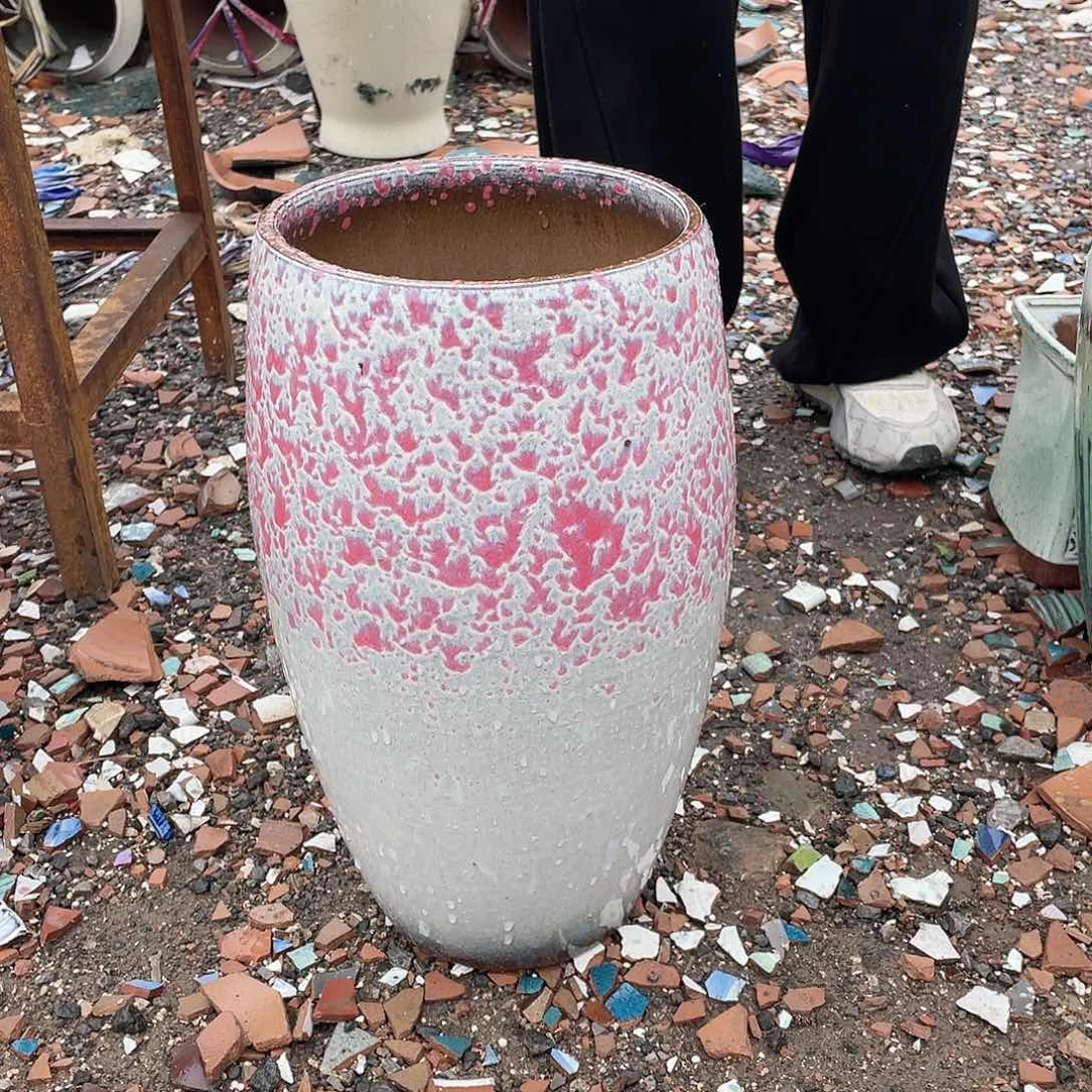 红陶王嫂花盆0126-223