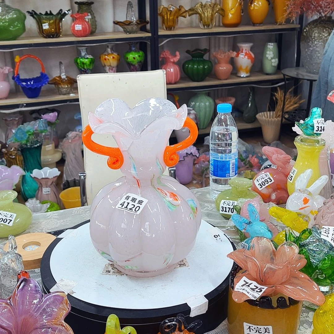 4120裂文大大瑕 家悦琉璃工艺品