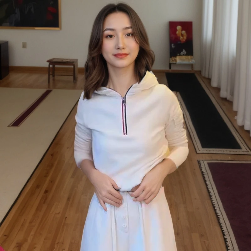 2025秋冬新款韩系百搭显瘦织带连帽帽衫上衣LK2507617