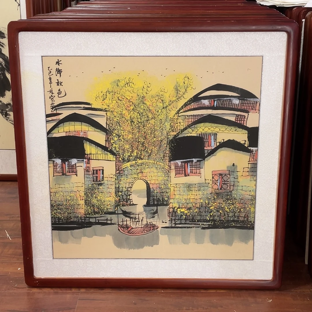 国画带框尺寸63*63厘米