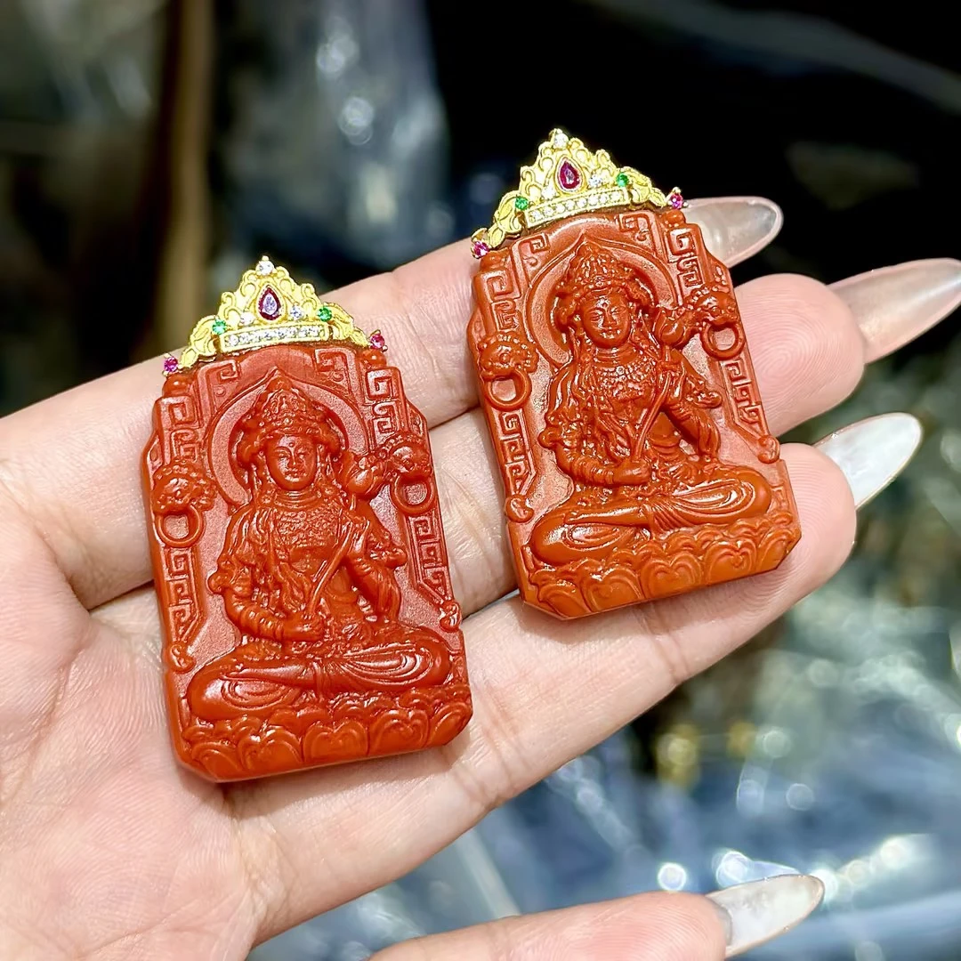 【DL】南红玛瑙雕刻吊坠（多样性发其一）