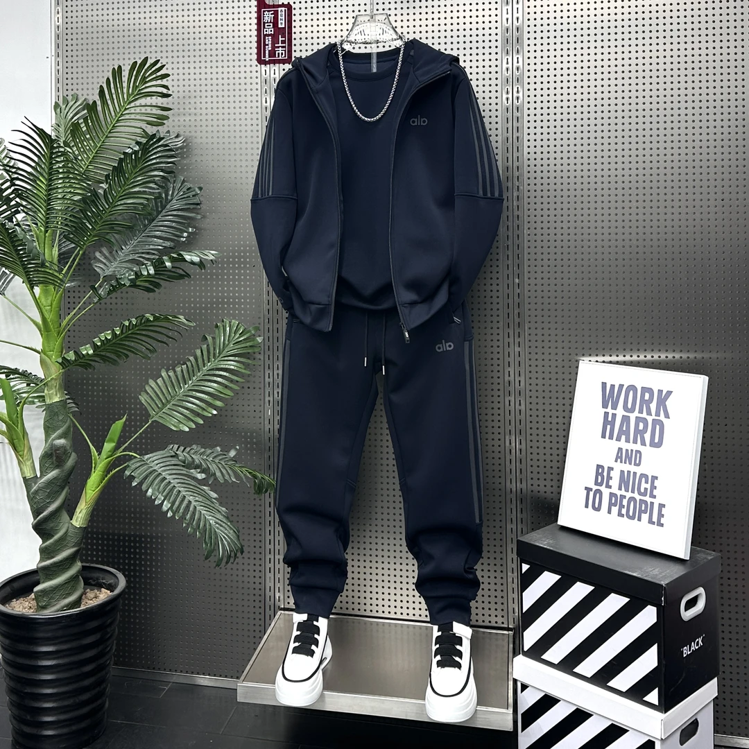 秋冬新款男士套装运动休闲两件套卫衣长裤百搭时尚男款韩版休闲装