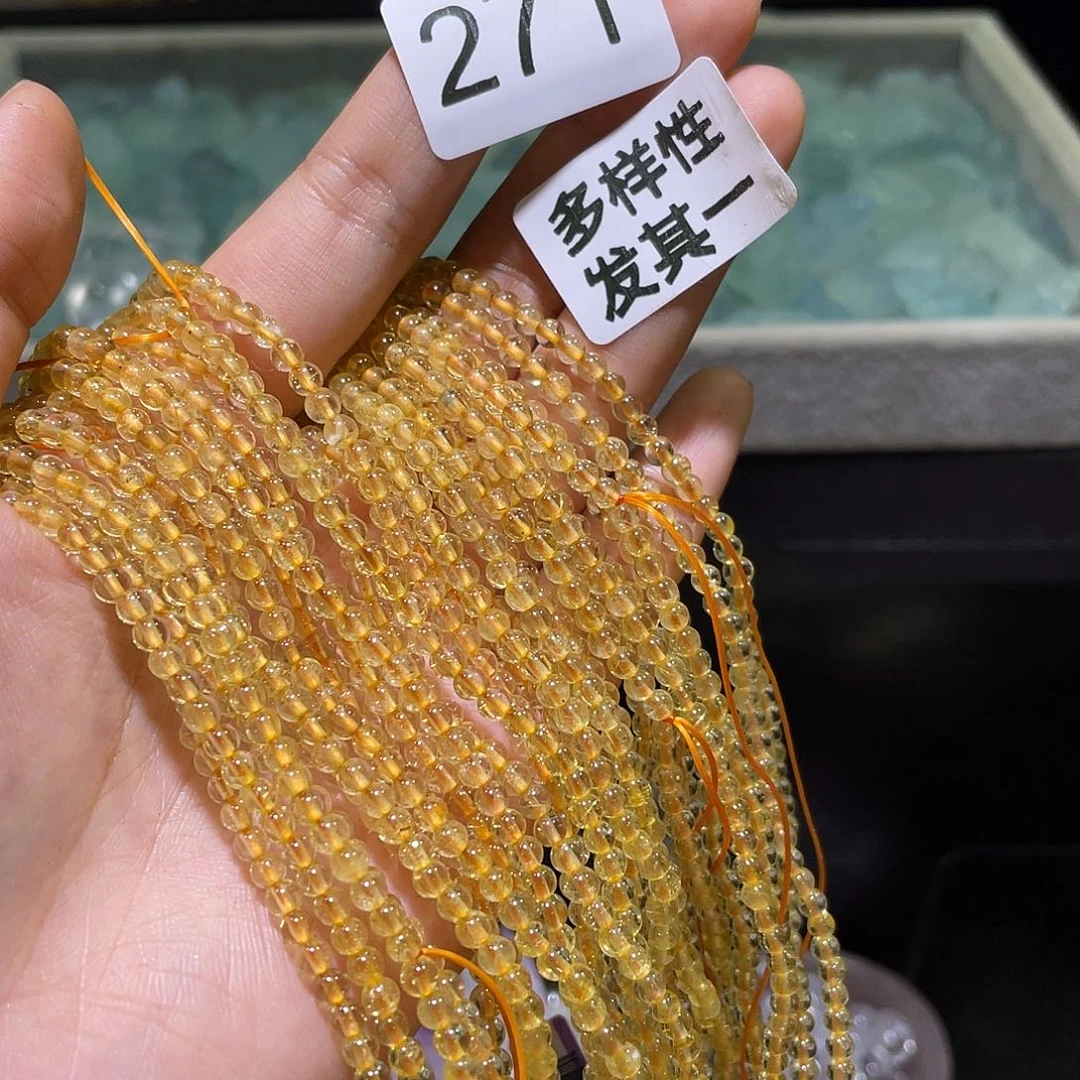 水晶未镶嵌珠宝半成品