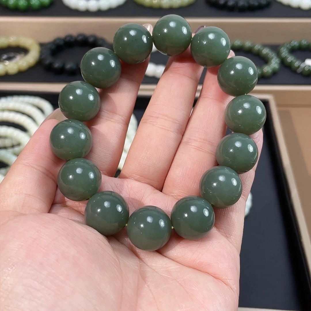 和田玉手链未镶嵌16