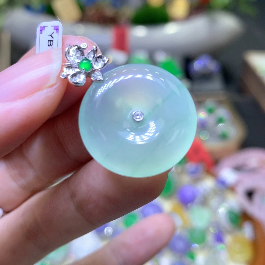 【闪购商品】翡翠颈饰未镶嵌翡翠吊坠项链