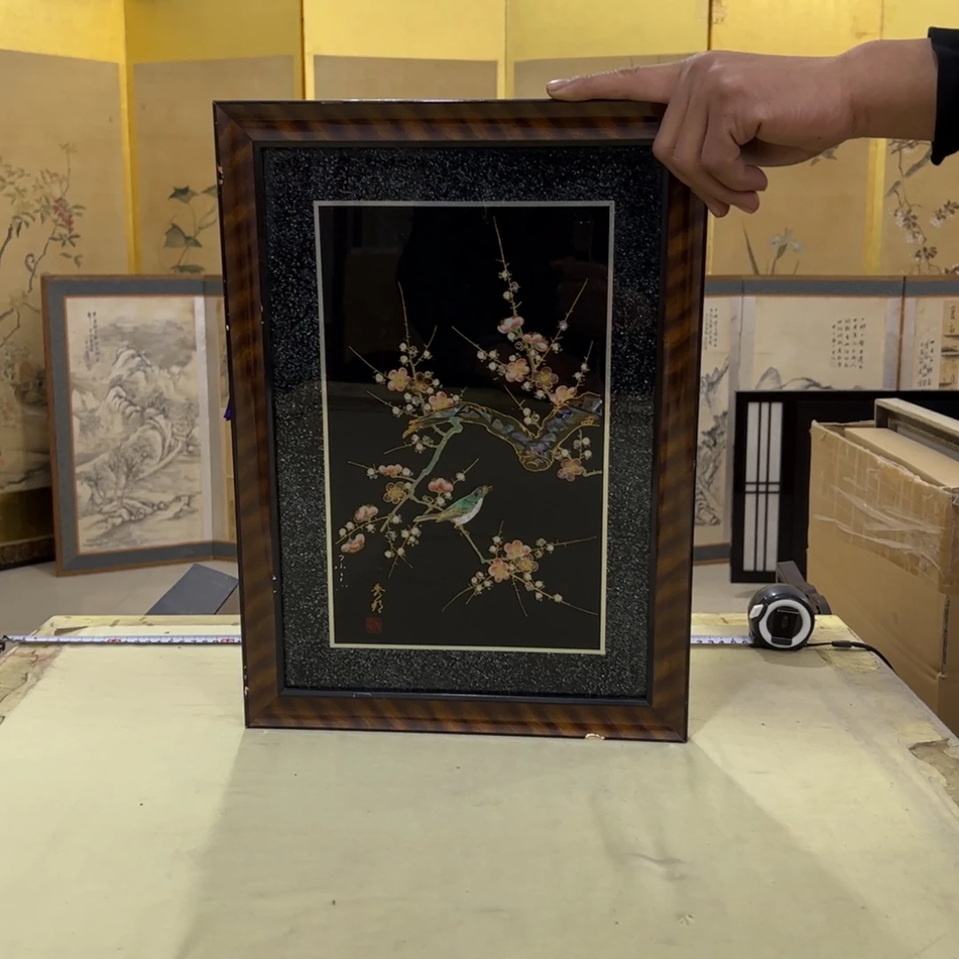 可***乐绘画屏风框画茶空间设计