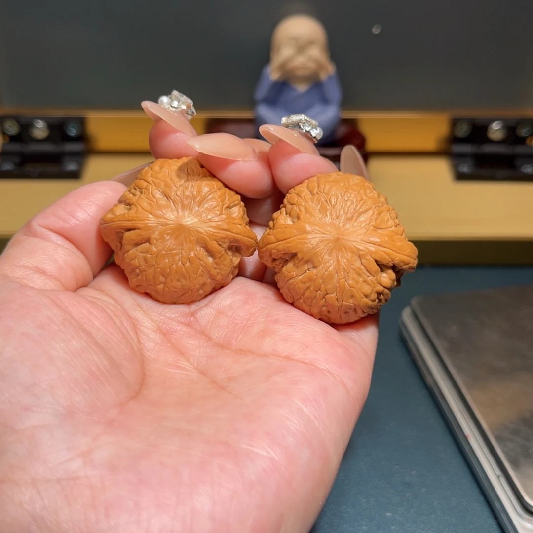 文玩核桃把件铁锤36