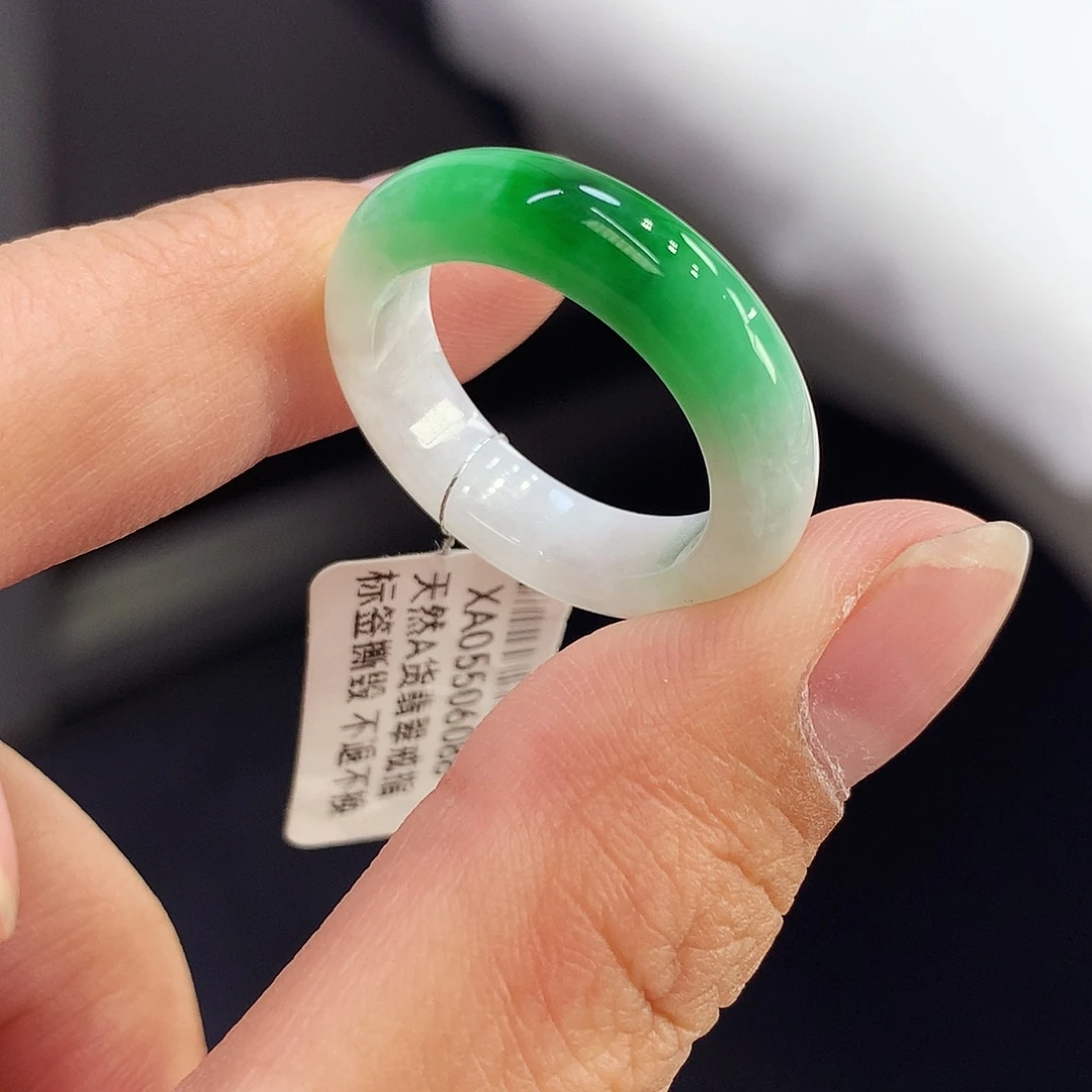 翡翠未镶嵌戒指17号