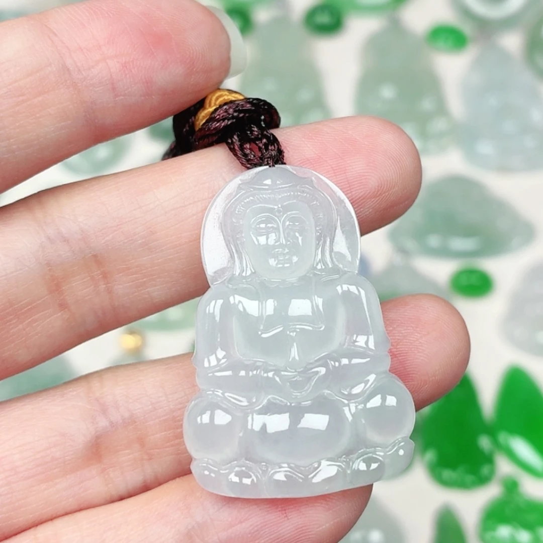翡翠未镶嵌颈饰缅甸天然A货翡翠