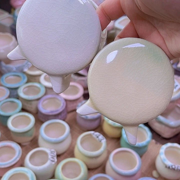 红陶陶瓷花盆当场满12包邮