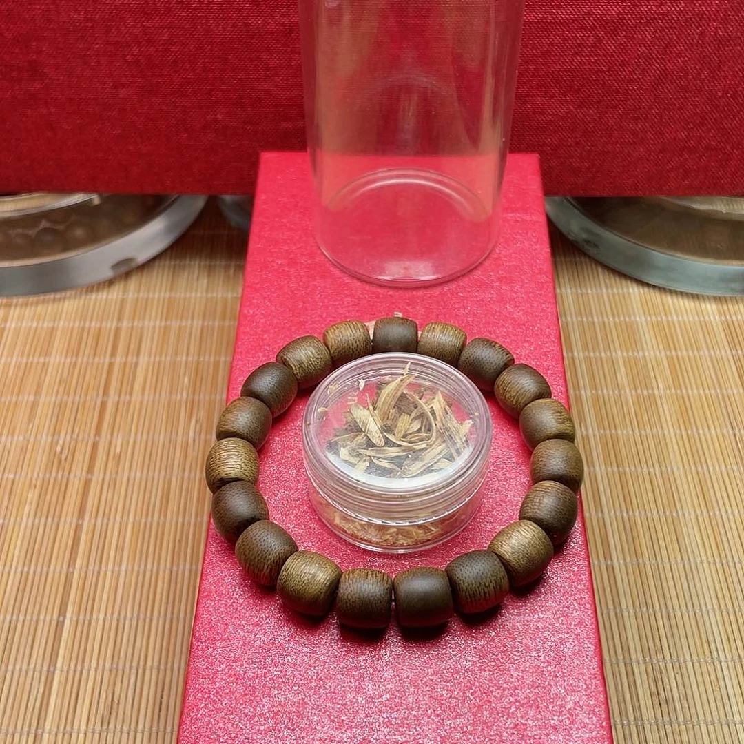 沉香手串海南乌身圆叶B1025355