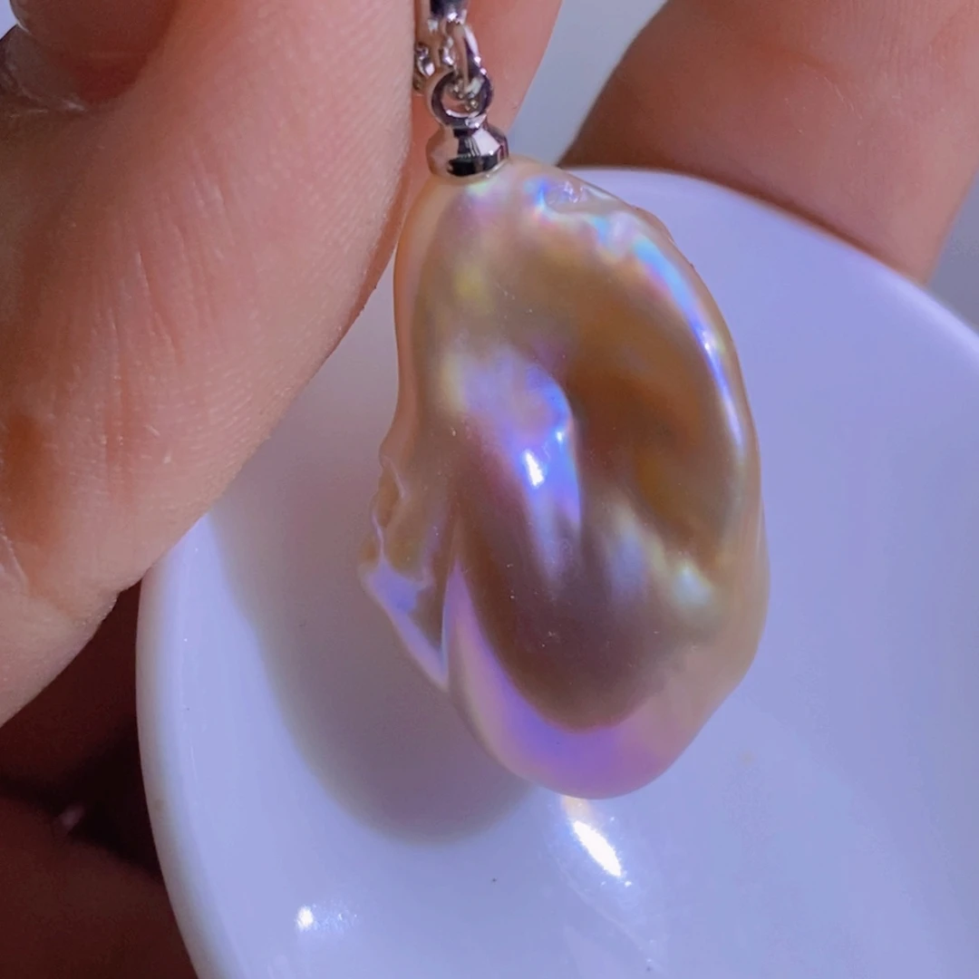 银S925镶嵌特价不退不换淡水珍珠