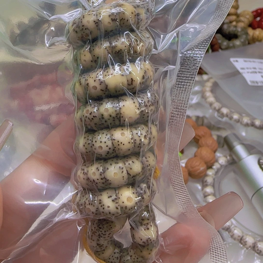 星月菩提手串23哈哈绿星月菩提8大肠108
