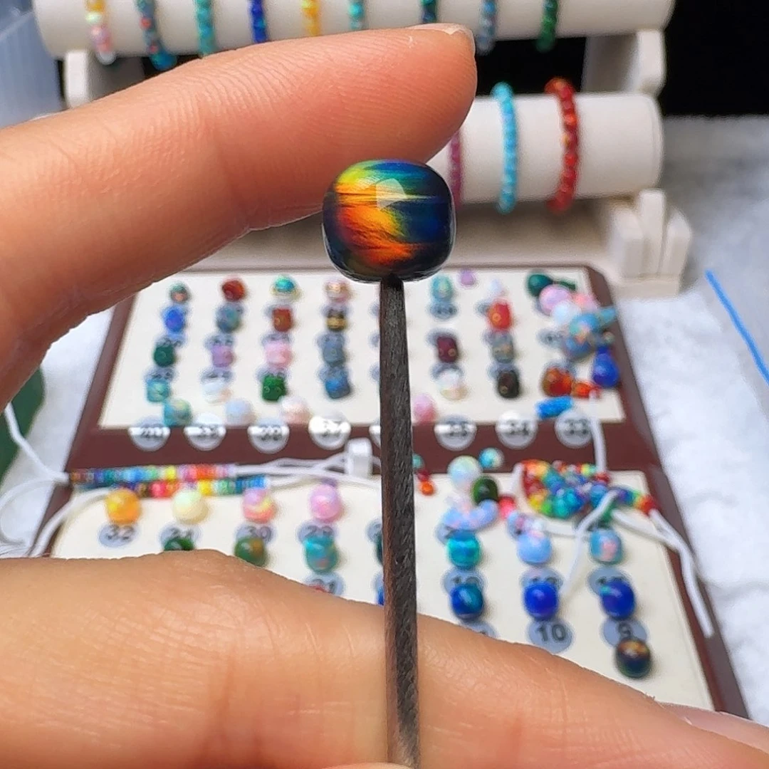 树脂制品人造欧泊卡10老型星河璀璨单颗