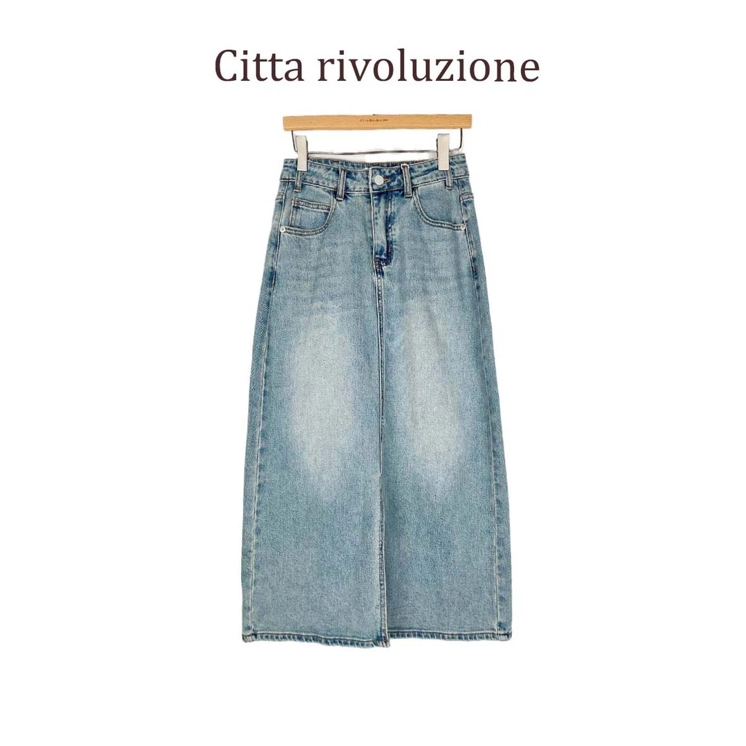 清~|塞家水洗牛仔| 牛仔半裙100