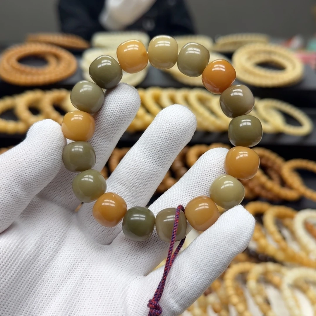 手串菩提根/象牙果13×14 5年 微瑕