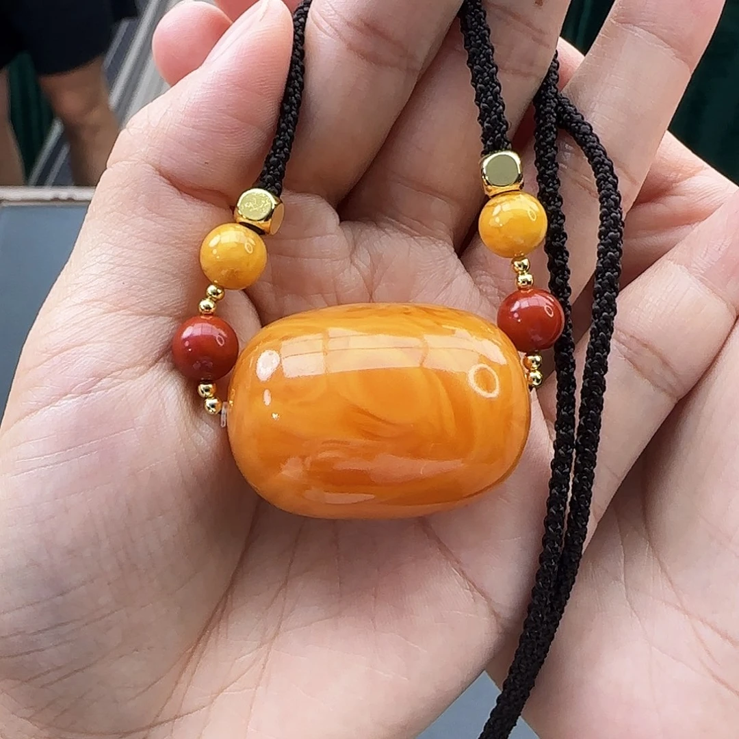 手链琥珀未镶嵌吊坠
