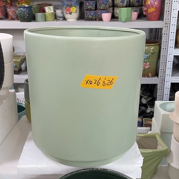 摆件陶盆有孔 微瑕介意勿拍