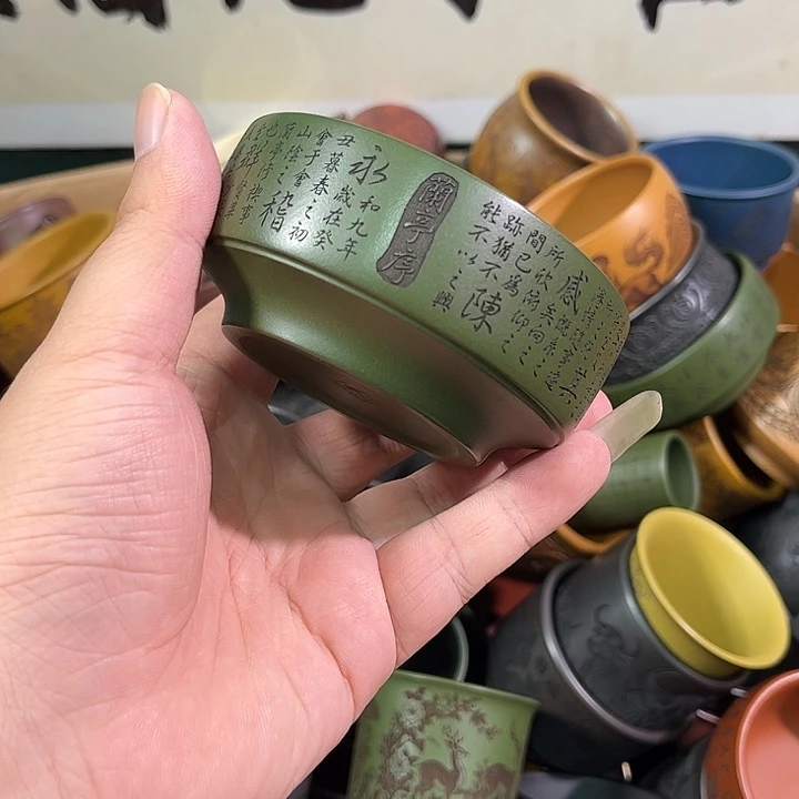 茶杯紫砂全手工紫砂主人杯