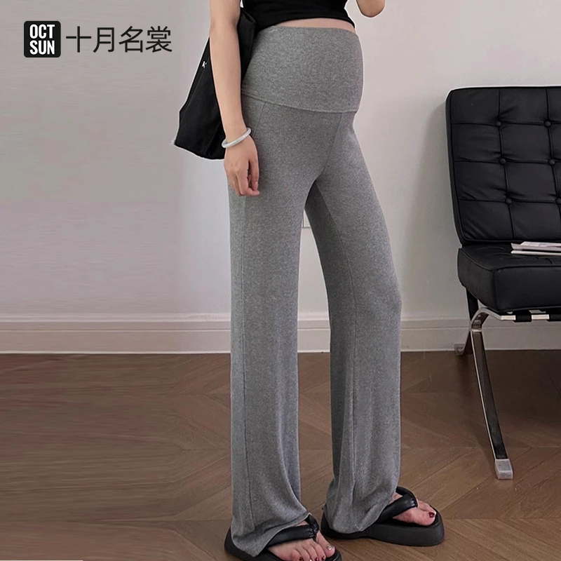十月名裳小个子裤子春夏夏天外穿孕期休闲长裤薄款孕妇孕妇裤夏装