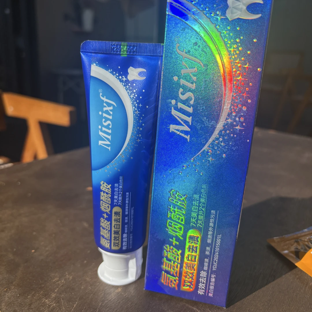 Pema严选氨基酸烟酰胺双效美白去渍清新口气薄荷牙膏（粉丝福利）