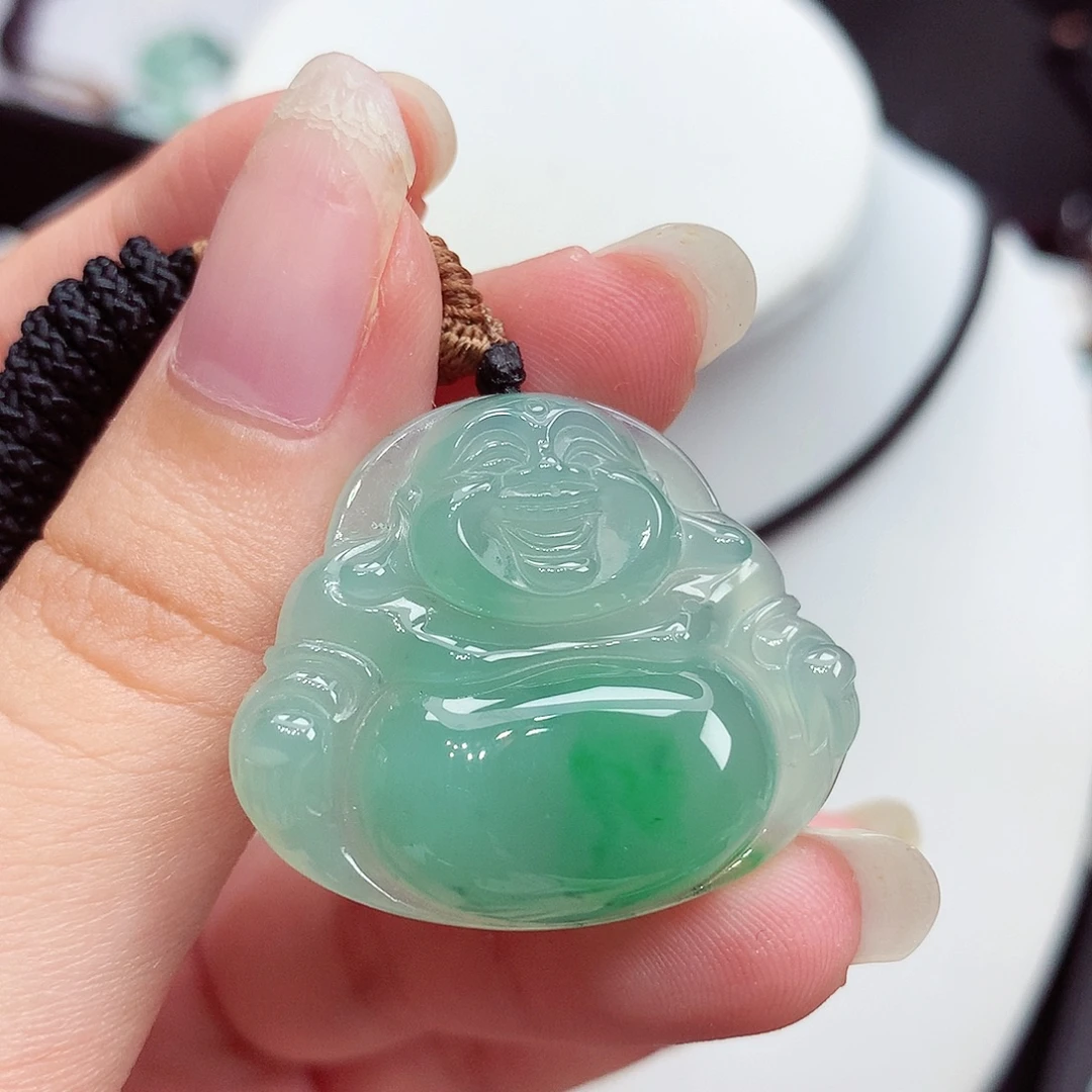 翡翠未镶嵌颈饰翡翠39,27/32/6