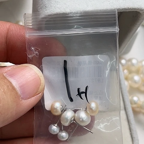 淡水珍珠颈饰银S925镶嵌