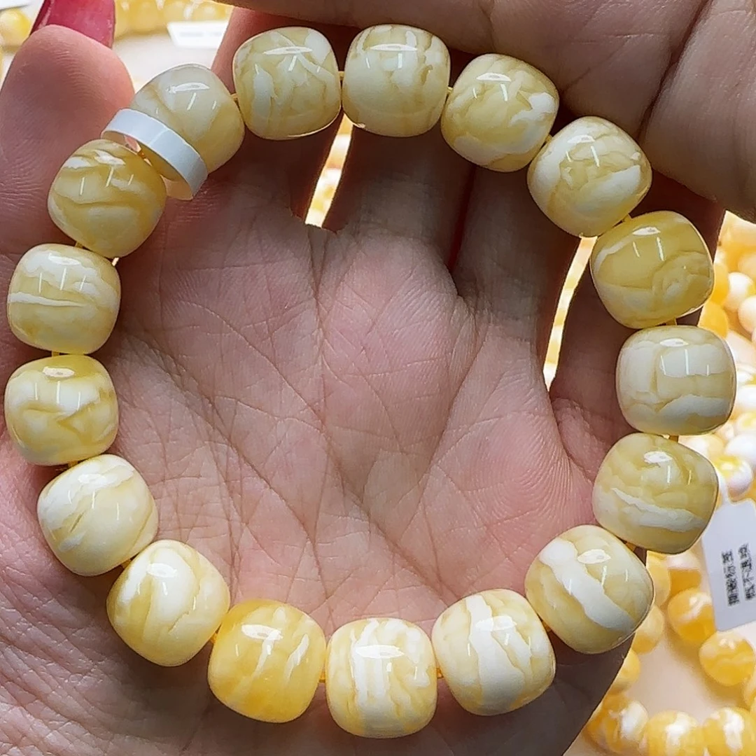 琥珀未镶嵌手链蜜蜡手串