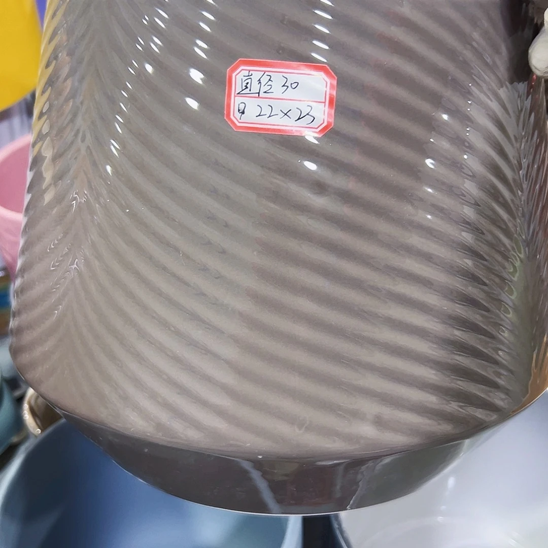 有孔，外贸尾单陶瓷花盆凑单10米包邮