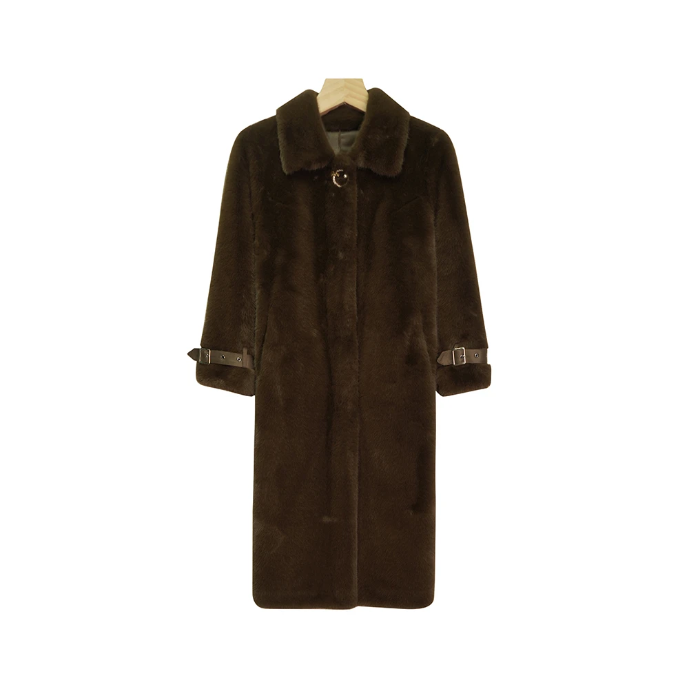 X24218高奢复古温柔风立领外套3D