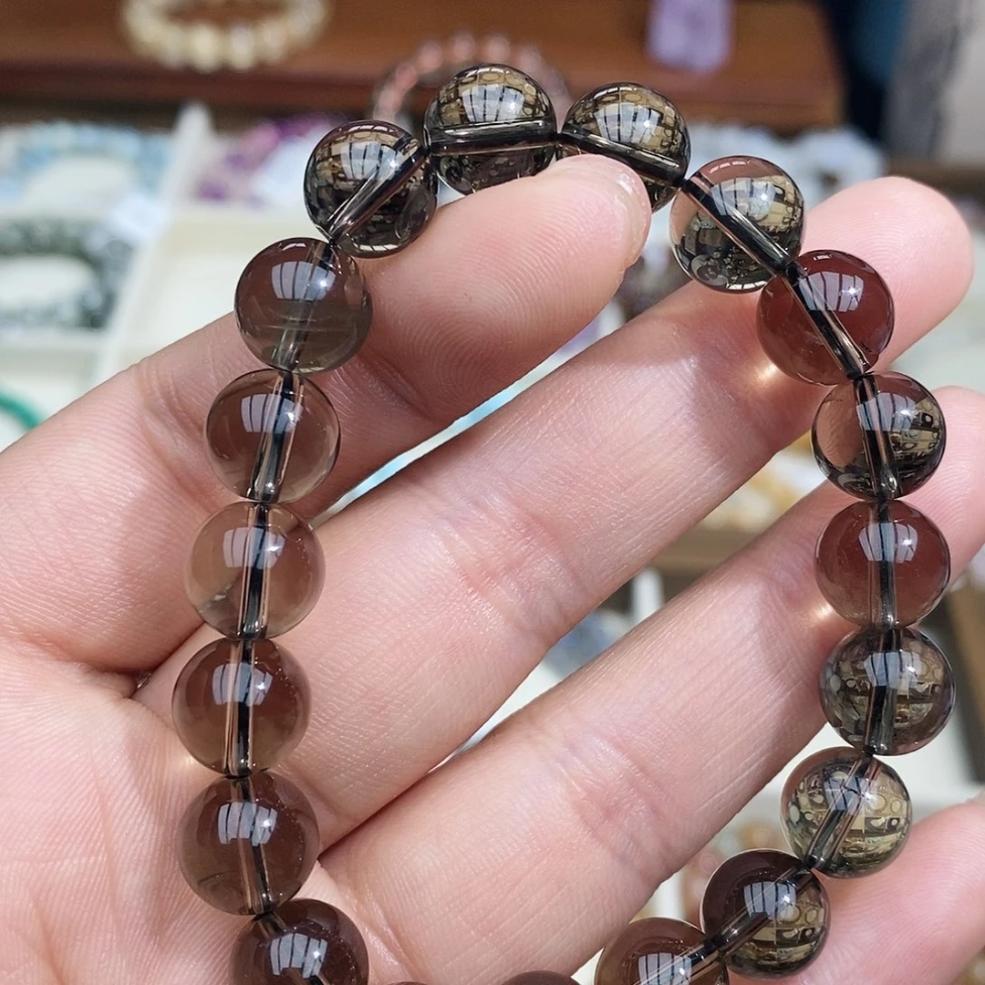 水晶手链未镶嵌茶晶