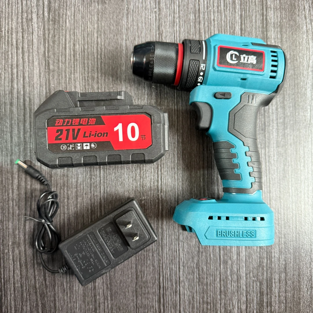 无刷牧田插脚锂电钻多功能充电手电钻电动工具