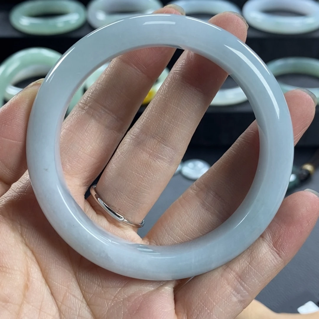 翡翠未镶嵌手镯天然翡翠手镯福利56