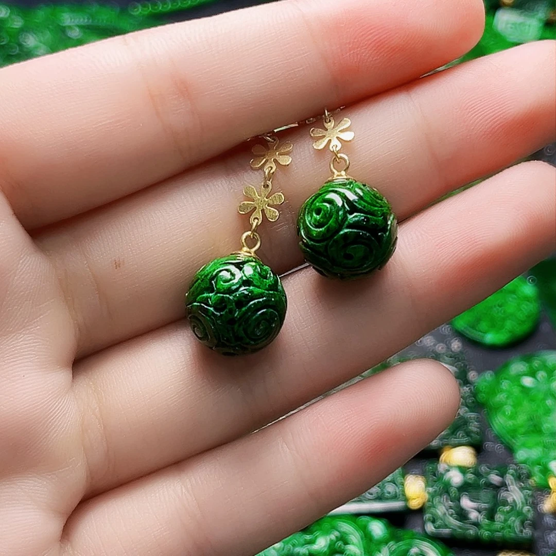 颈饰银S925镶嵌翡翠多样性