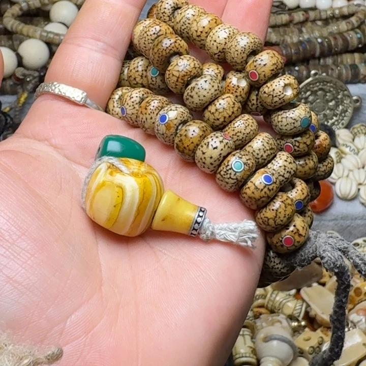 网***云藏区老念珠星月念珠念珠