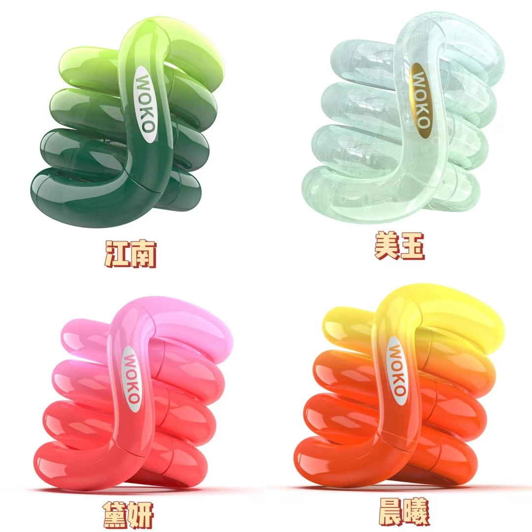 正版温变扭扭乐WOKO指尖陀螺缓解焦虑解压tangle玩具专注力训练女
