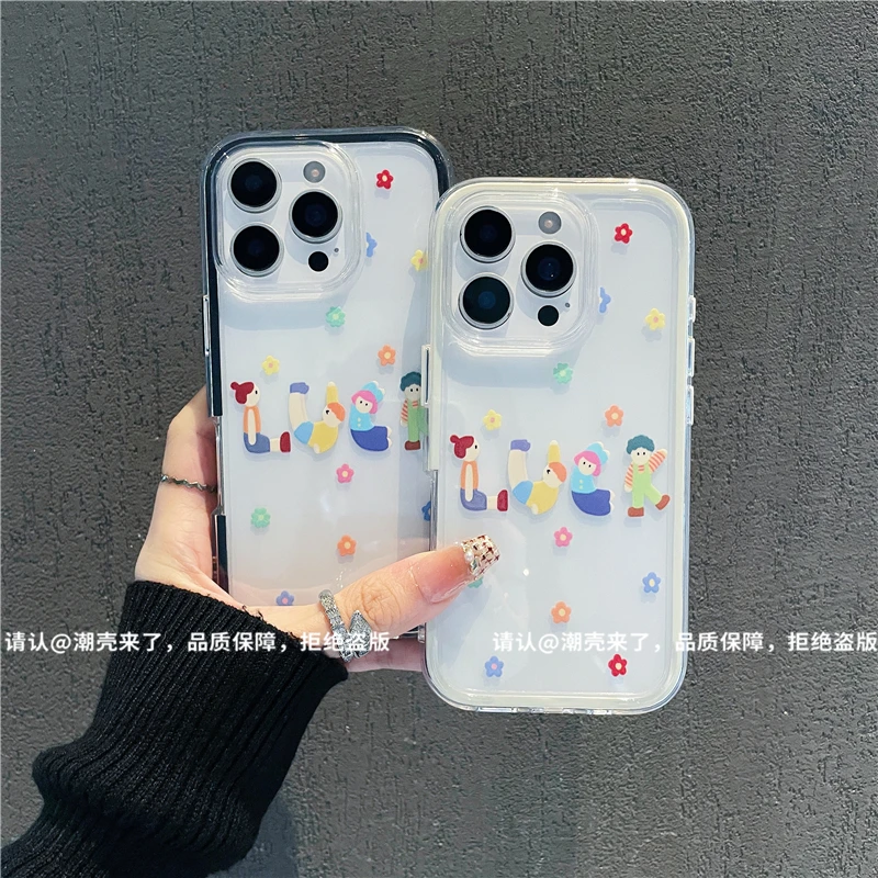 三合一炫彩适用苹果iPhone17/华为荣耀/OPPO/VIVO/小米手机壳爆款