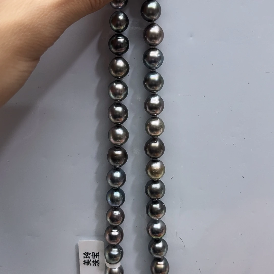 银S925镶嵌海水珍珠颈饰