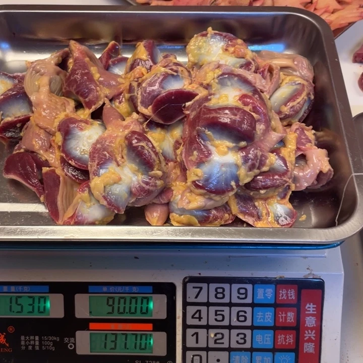 低温冷冻60天中国大陆食用农产品鸡胗