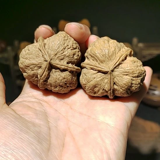 把件文玩核桃通海三棱43尺
