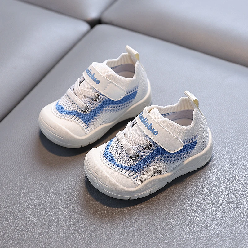 春秋网面透气学步鞋软底机能鞋防滑女童婴儿软底鞋小童轻便休闲鞋