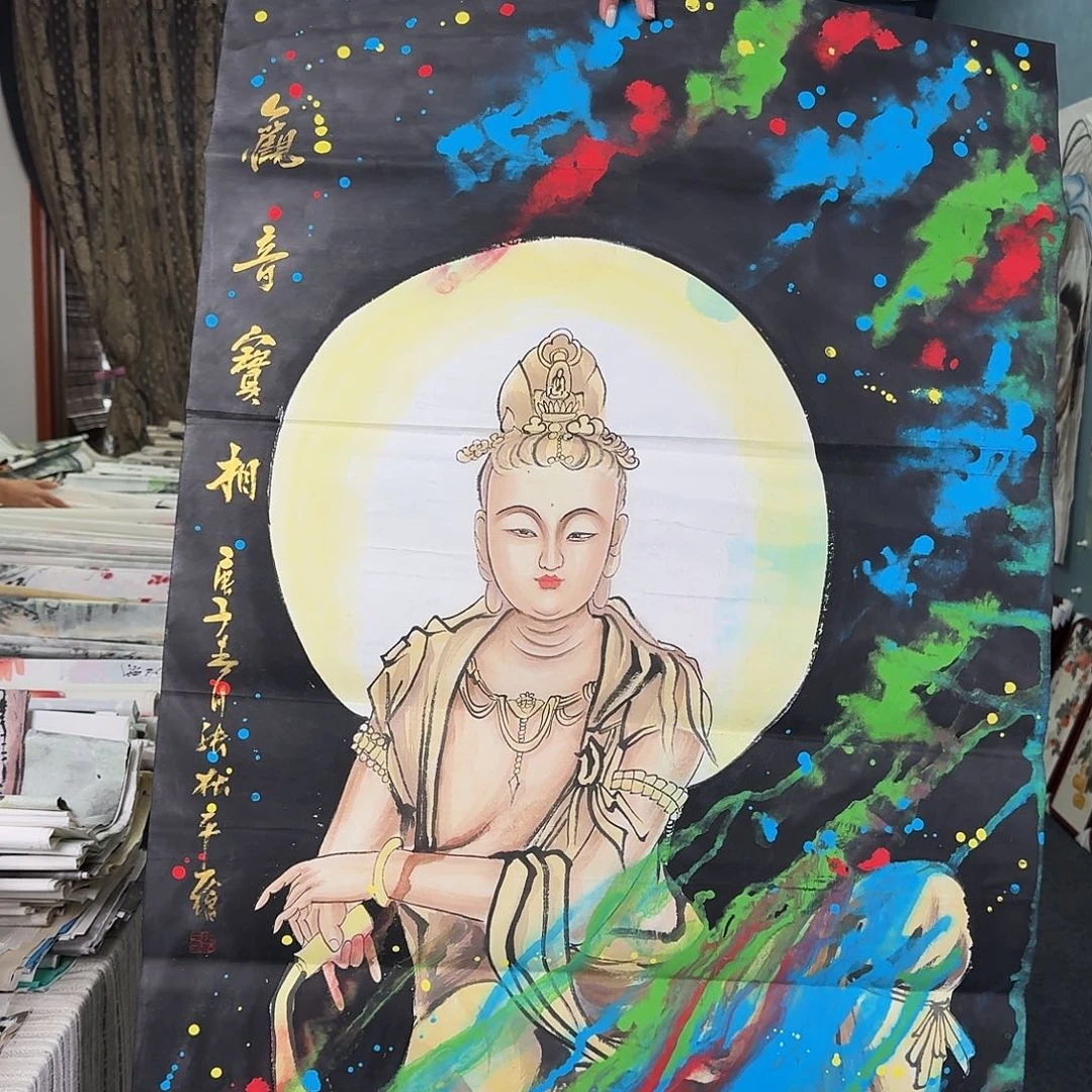 纯手绘国画作品作品